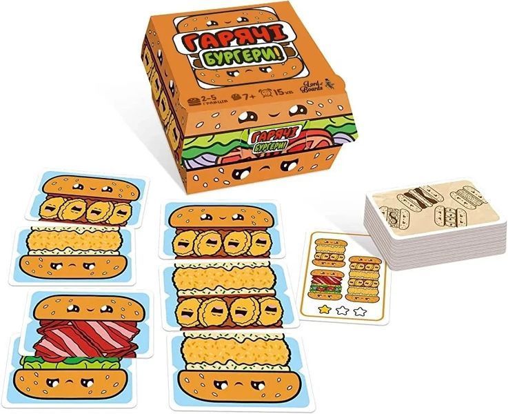 Настільна гра Гарячі Бургери (Burger ASAP!) 3096 фото