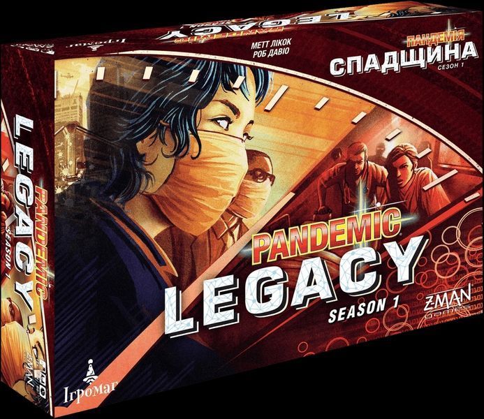 Настільна гра Пандемія. Спадщина. Сезон 1 (Pandemic Legacy: Season 1) 9006 фото
