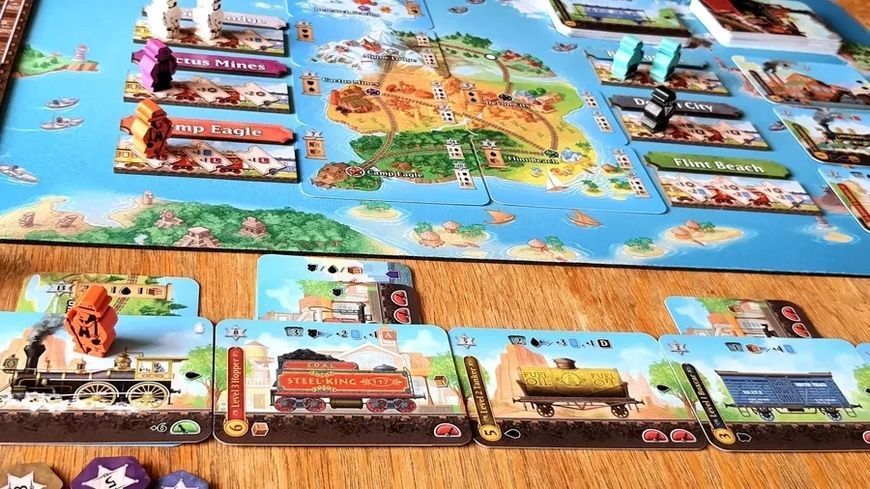 Настольная игра Остров Железных Дорог (Isle of Trains: All Aboard) укр. 3102 фото