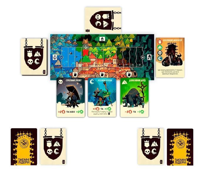 Настольная игра Тайные лидеры (Hidden Leaders) укр. 9260 фото