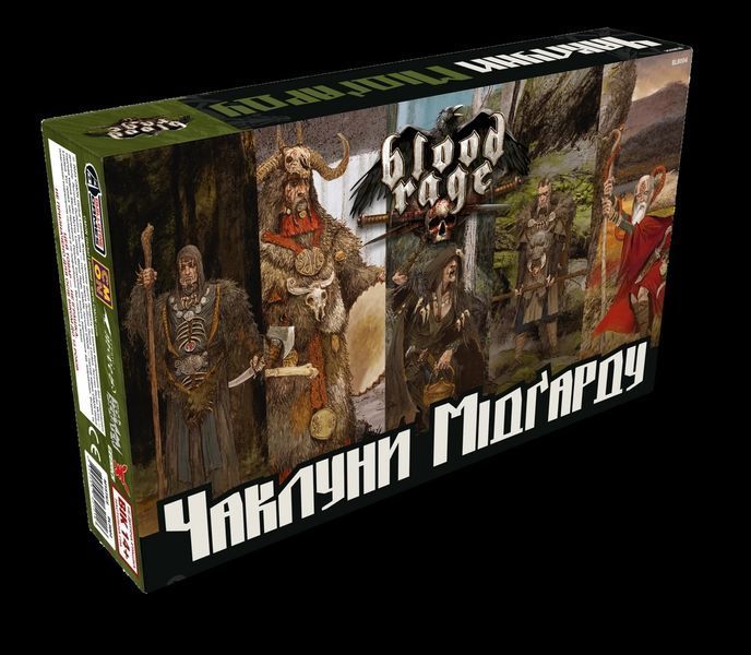 Настільна гра Лють крові. Чаклуни Мідґарду (Blood Rage: Mystics of Midgard) 9042 фото