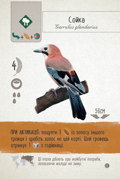 Настільна гра Крила: Птахи Європи 1265 фото