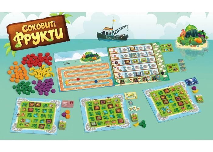 Настольная игра Сочные фрукты (Juicy Fruits) укр. 2779 фото