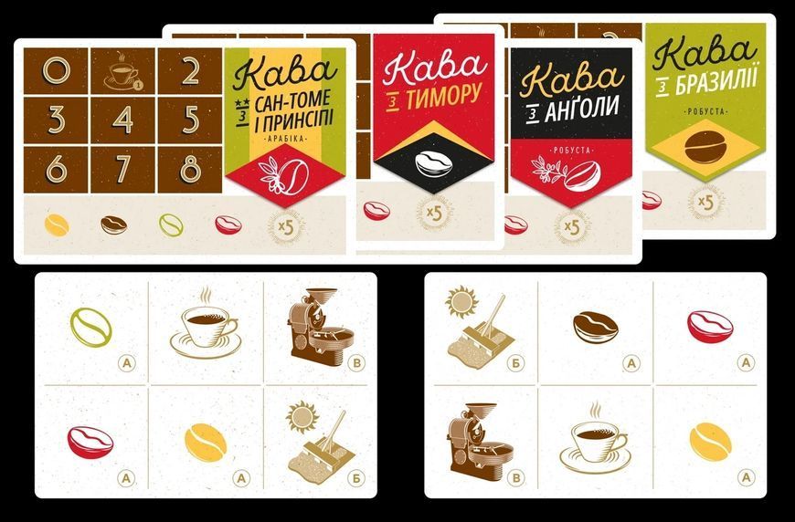 Настольная игра Кофе (Cafe) укр. 2803 фото