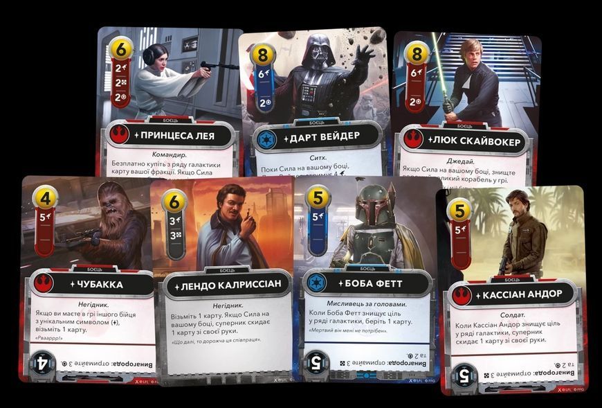 Настільна гра Зоряні війни. Колодобудівна гра (Star Wars: The Deckbuilding Game) 9044 фото