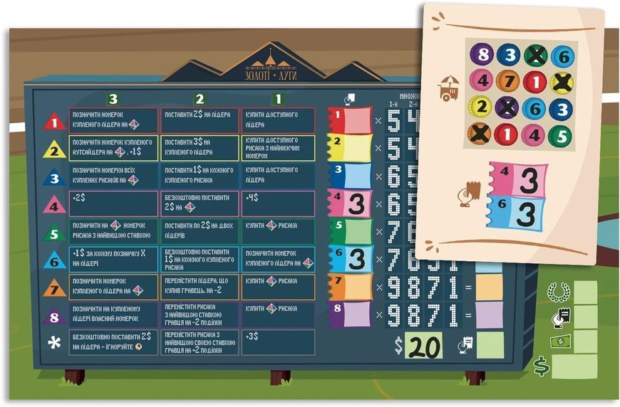 Настольная игра Верхогоны (Long Shot: The Dice Game) укр. 3173 фото