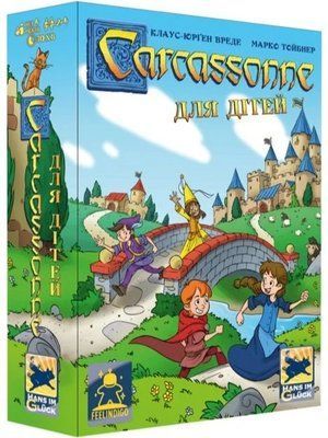 Настільна гра Каркассон для дітей (Carcassonne Junior) укр. 2714 фото