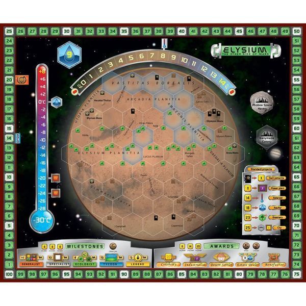 Настільна гра Тераформування Марса. Еллада та Елізій 2133 фото