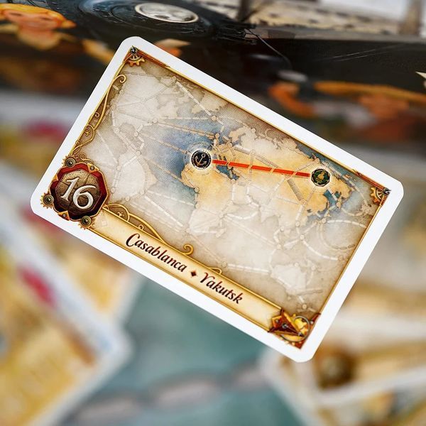 Настільна гра Квиток на потяг - Рейки та вітрила (Ticket to Ride - Rails & Sails) 9135 фото