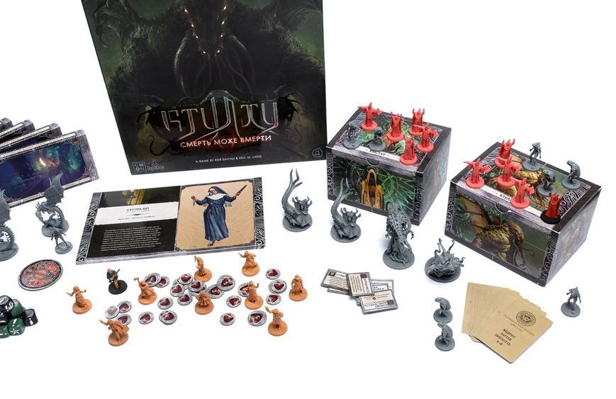Настольная игра Ктулху: Смерть может умереть (Cthulhu: Death May Die) укр. 3280 фото