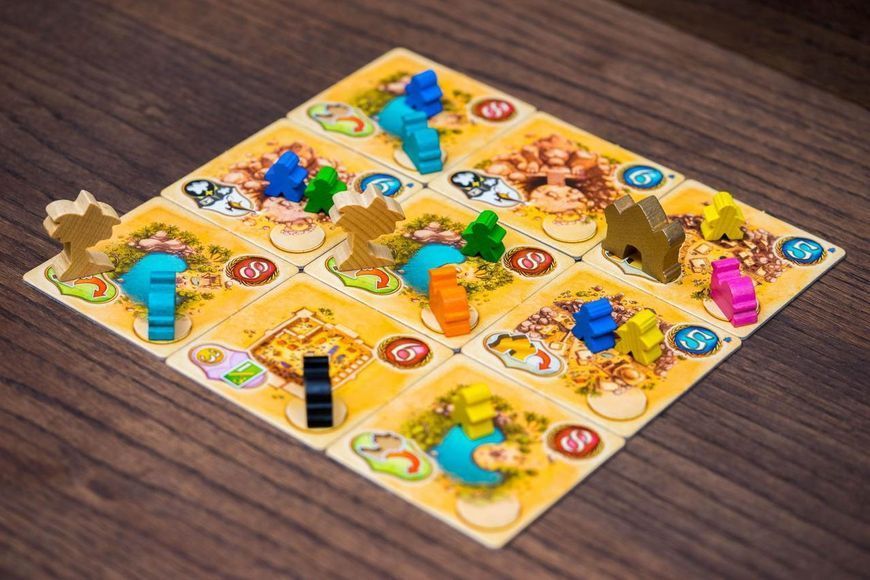 Настільна гра П'ять каст (П'ять племен, Five Tribes) укр. 2126 фото