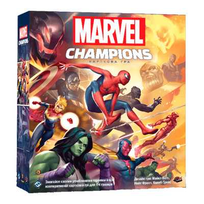 Настільна гра Marvel Champions. Карткова гра 2490 фото